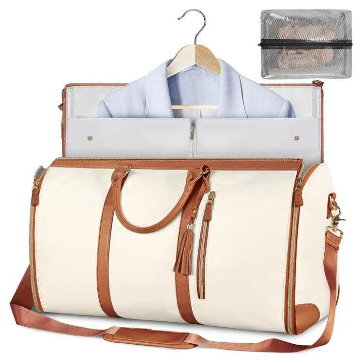Large Capacity Travel Duffle Bag Women's Handbag Folding Suit Bag Waterproof Clothes Totes - Bellarte Enchanté Large Capacity Travel Duffle Bag Women's Handbag Folding Suit Bag Waterproof Clothes Totes